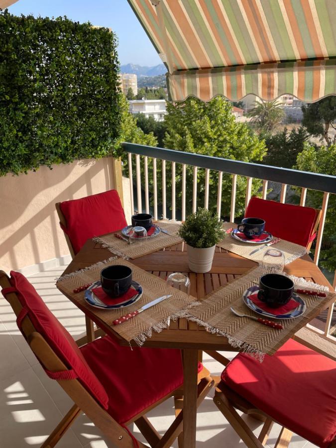 Vue Sur Mer - Magnifique Appartement Tout Confort - Terrasse Et Parking Prive Кань-сюр-Мер Экстерьер фото